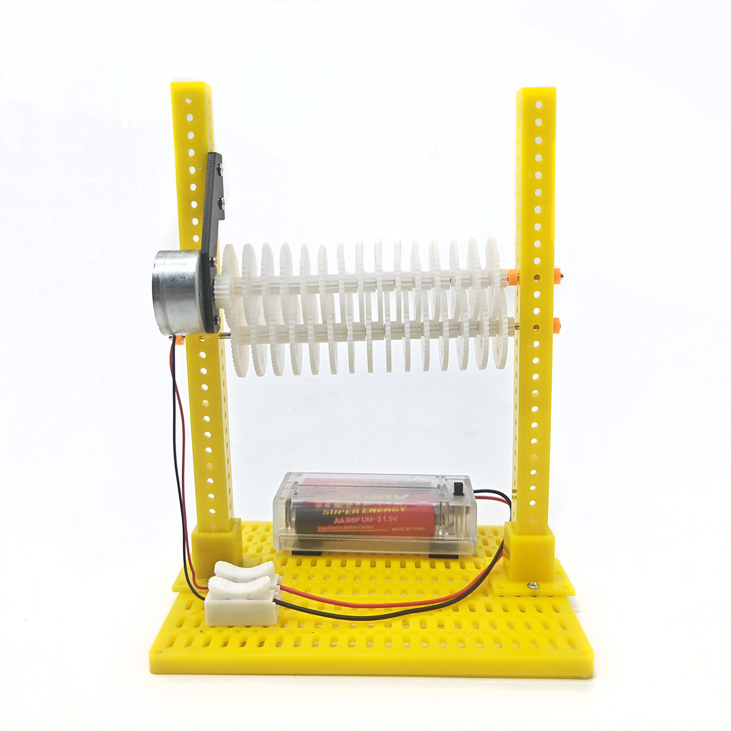 Science Project Kit - ตัวต่อเกียร์สำหรับเด็ก หมายเลข ชุดอุปกรณ์วิทยาศาสตร์และเทคโนโลยี DIY STEM สำหรับประกอบเอง