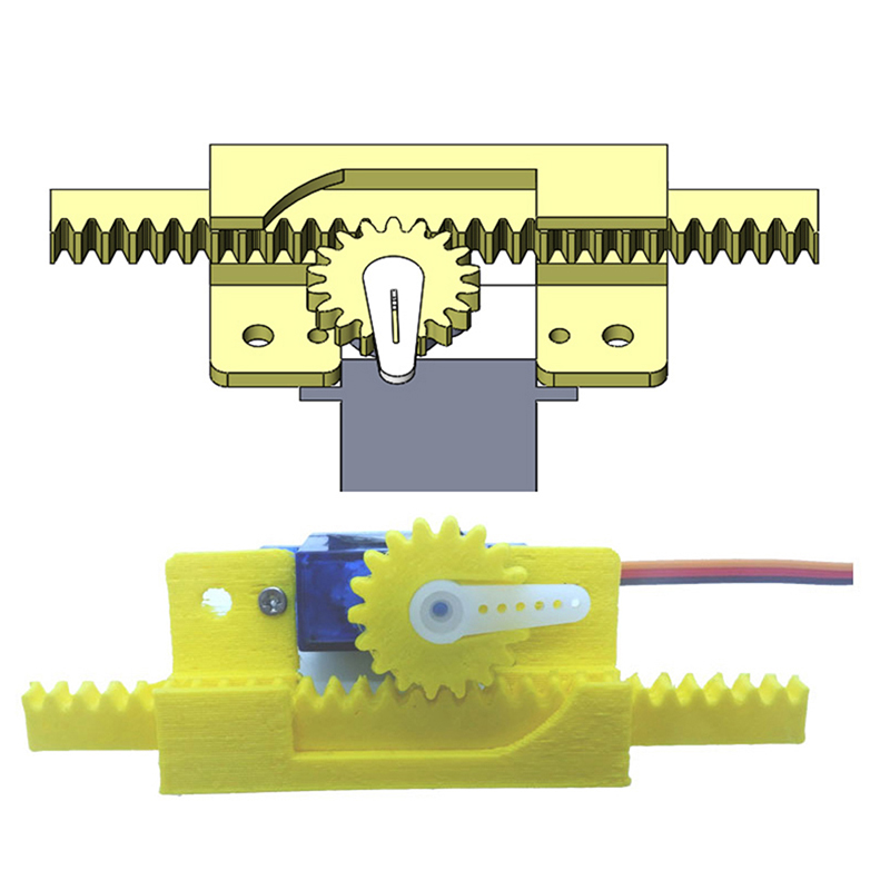 Science Project Robot - Linear Servo แขนหุ่นยนต์หุ่นยนต์ชุดการศึกษาการประดิษฐ์แขนป้องกัน 9g การทดลองวิทยาศาสตร์และการศึกษา Innovadora