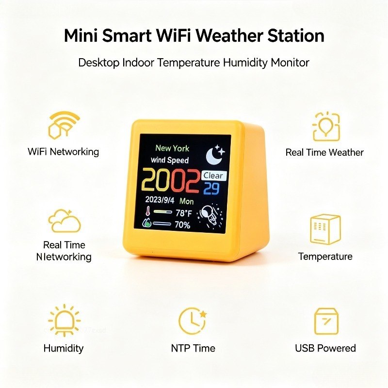 สถานีตรวจอากาศอิเล็กทรอนิกส์แบ - Weather Station Indoor บทวิจารณ์และราคา