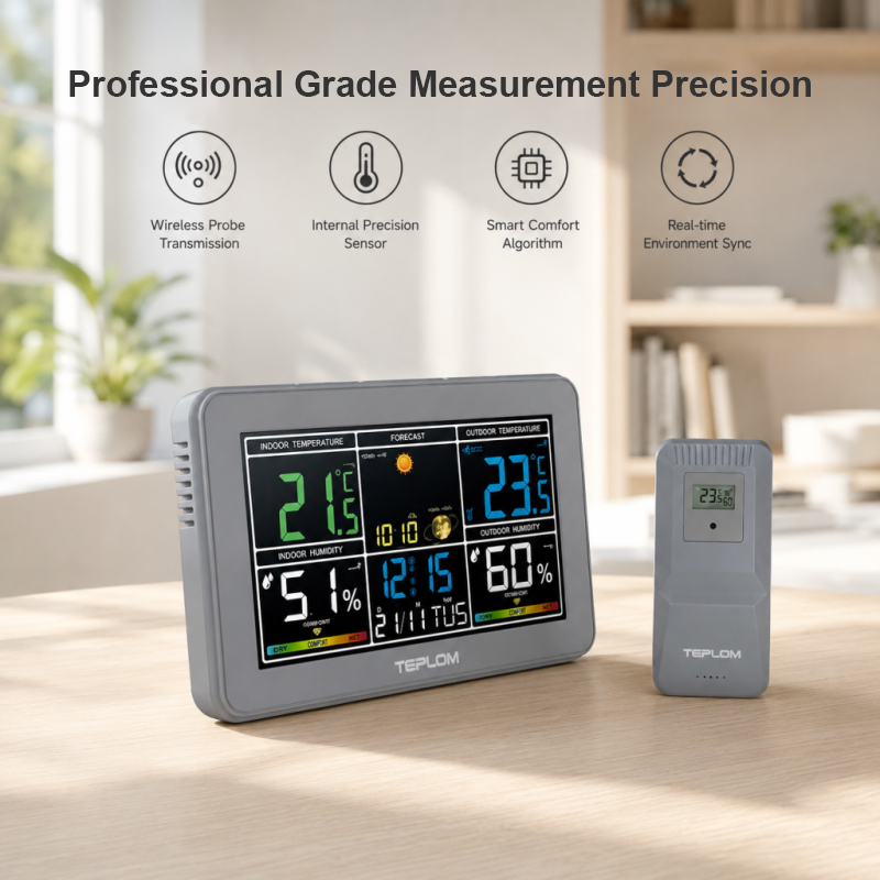 TEPLOM สถานีตรวจอากาศดิจิทัลอเ - Weather Station Indoor บทวิจารณ์และราคา