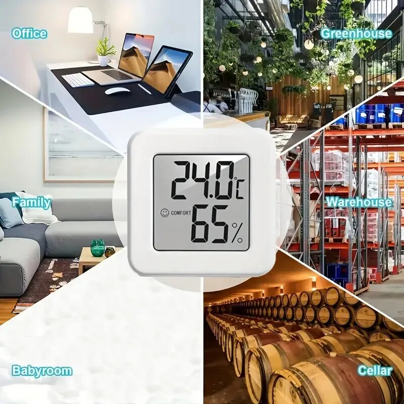 เครื่องวัดอุณหภูมิและความชื้นแ - Weather Station Indoor บทวิจารณ์และราคา
