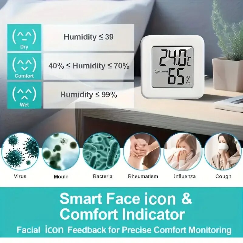 เครื่องวัดอุณหภูมิและความชื้นแ - Weather Station Indoor บทวิจารณ์และราคา