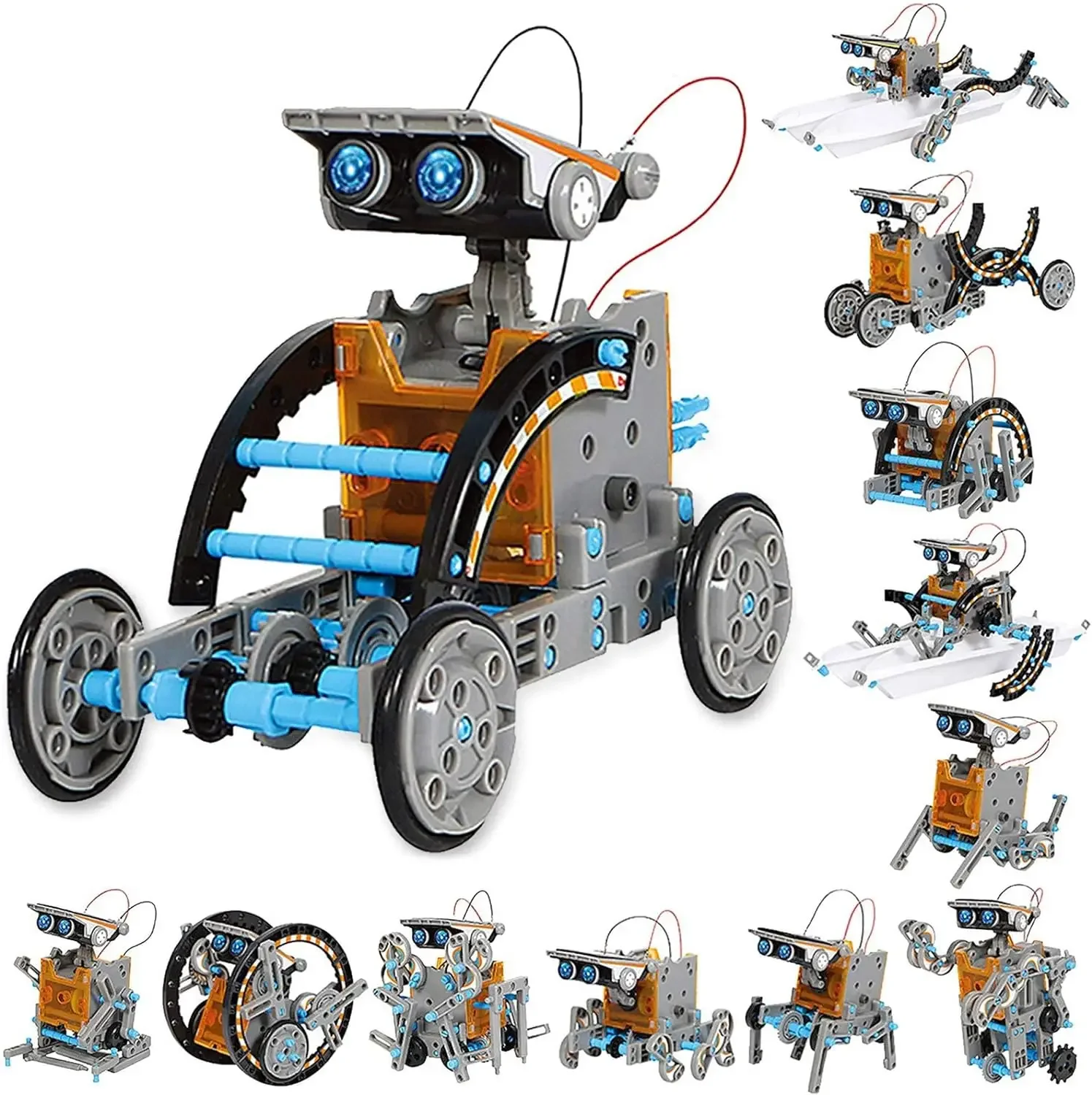 13-in-1 การศึกษาหุ่นยนต์พลังงา - Science Project Robot บทวิจารณ์และราคา