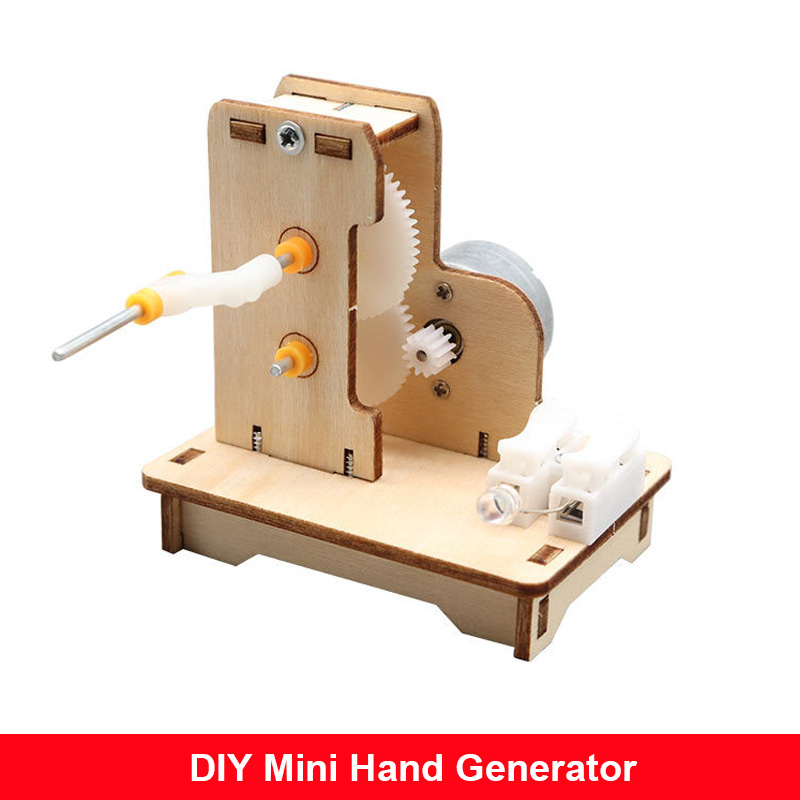 DIY Mini Hand Generator DIY กา - Science Project Kit บทวิจารณ์และราคา