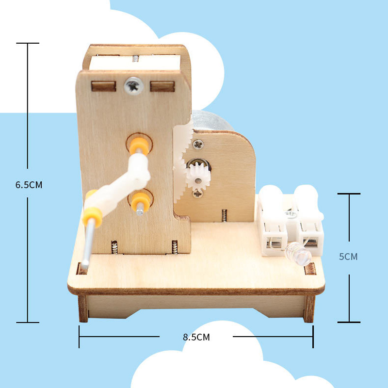 DIY Mini Hand Generator DIY กา - Science Project Kit บทวิจารณ์และราคา