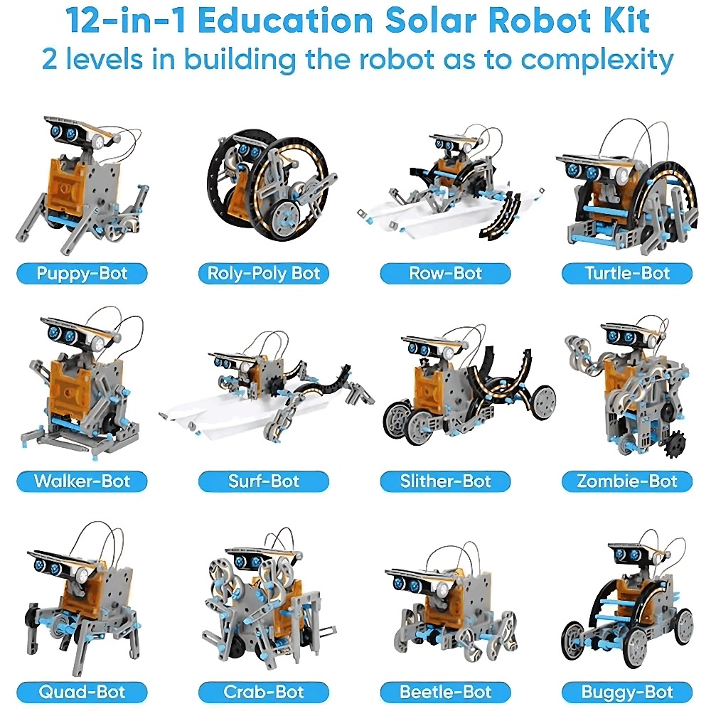 บล็อกตัวต่อหุ่นยนต์พลังงานแสงอ - Science Project Robot บทวิจารณ์และราคา