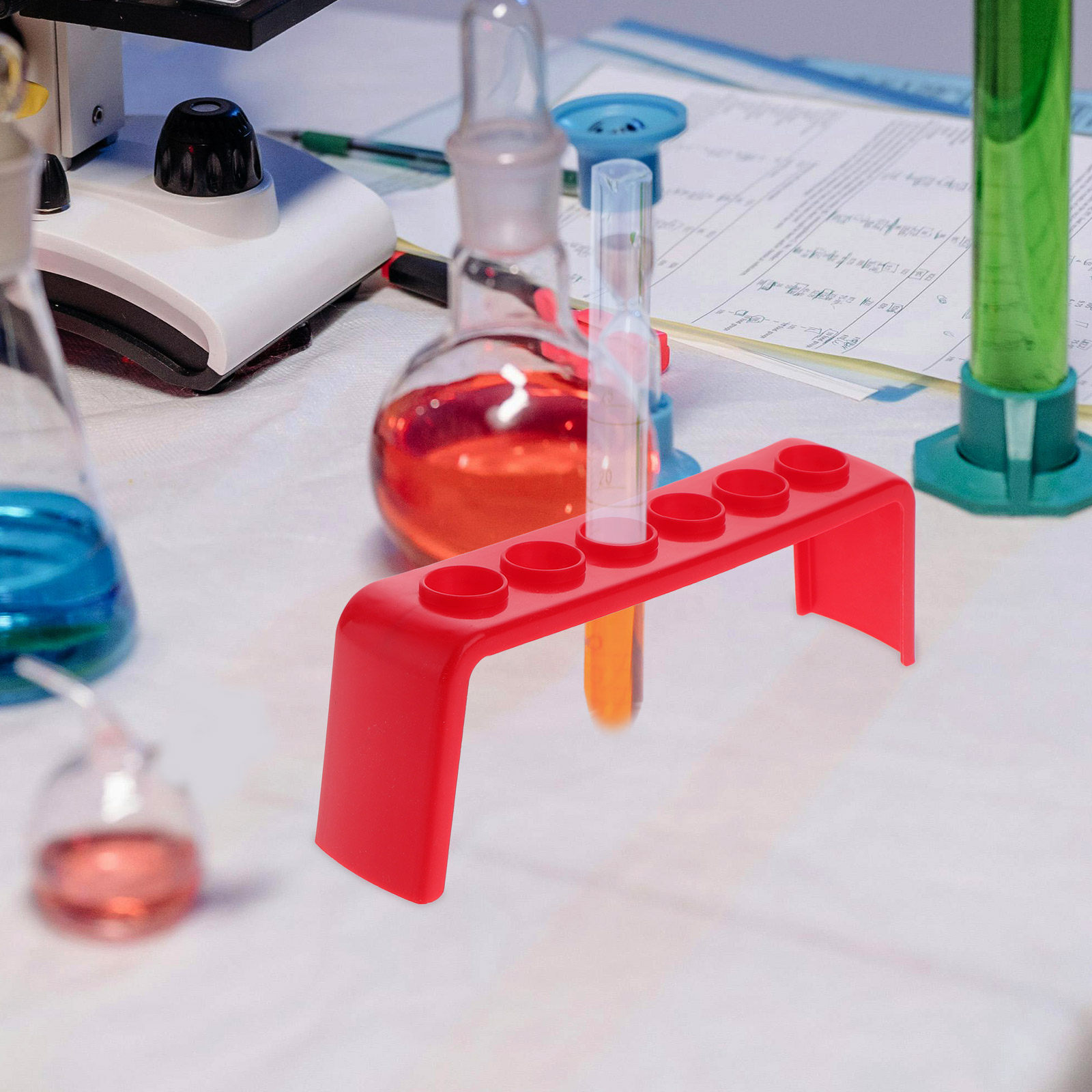 ชุด 4 ชิ้น ชั้นวางหลอดทดลองสำห - Science Experiment บทวิจารณ์และราคา