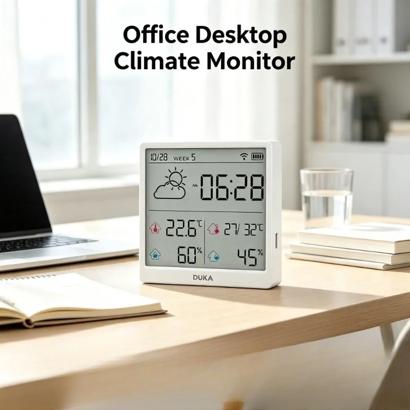 DUKA ATuMan เซ็นเซอร์วัดอุณหภู - Weather Station Indoor บทวิจารณ์และราคา