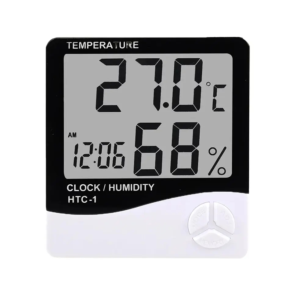 เครื่องวัดอุณหภูมิและความชื้นด - Weather Station Indoor บทวิจารณ์และราคา
