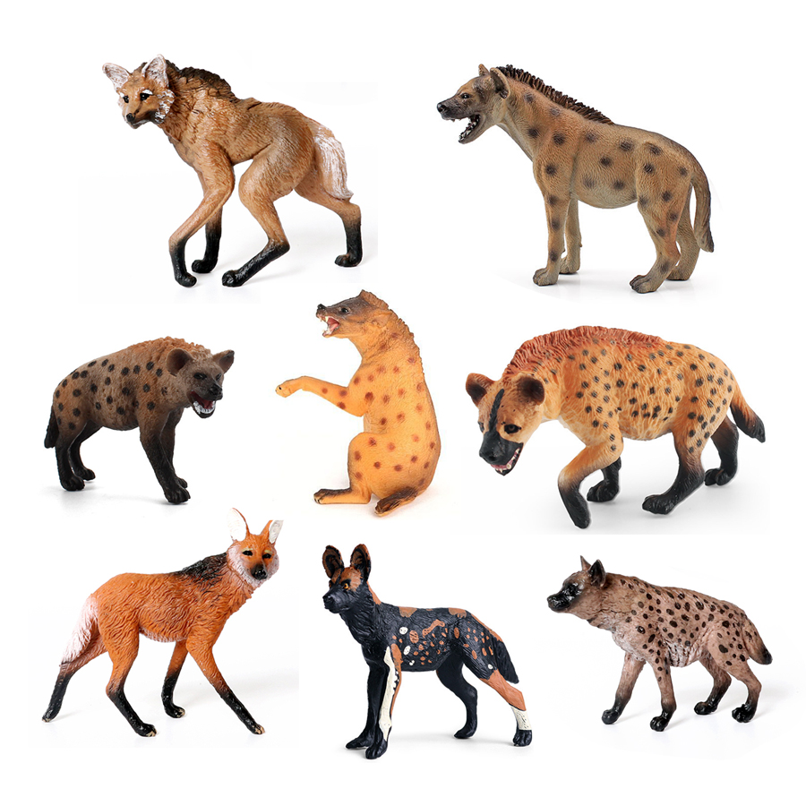 สมจริงพลาสติกสัตว์ป่า Hyena,Ma - Science Toys บทวิจารณ์และราคา