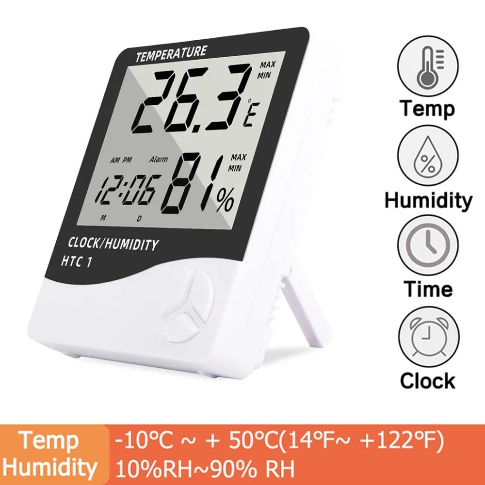 เครื่องวัดอุณหภูมิและความชื้นด - Weather Station Indoor บทวิจารณ์และราคา