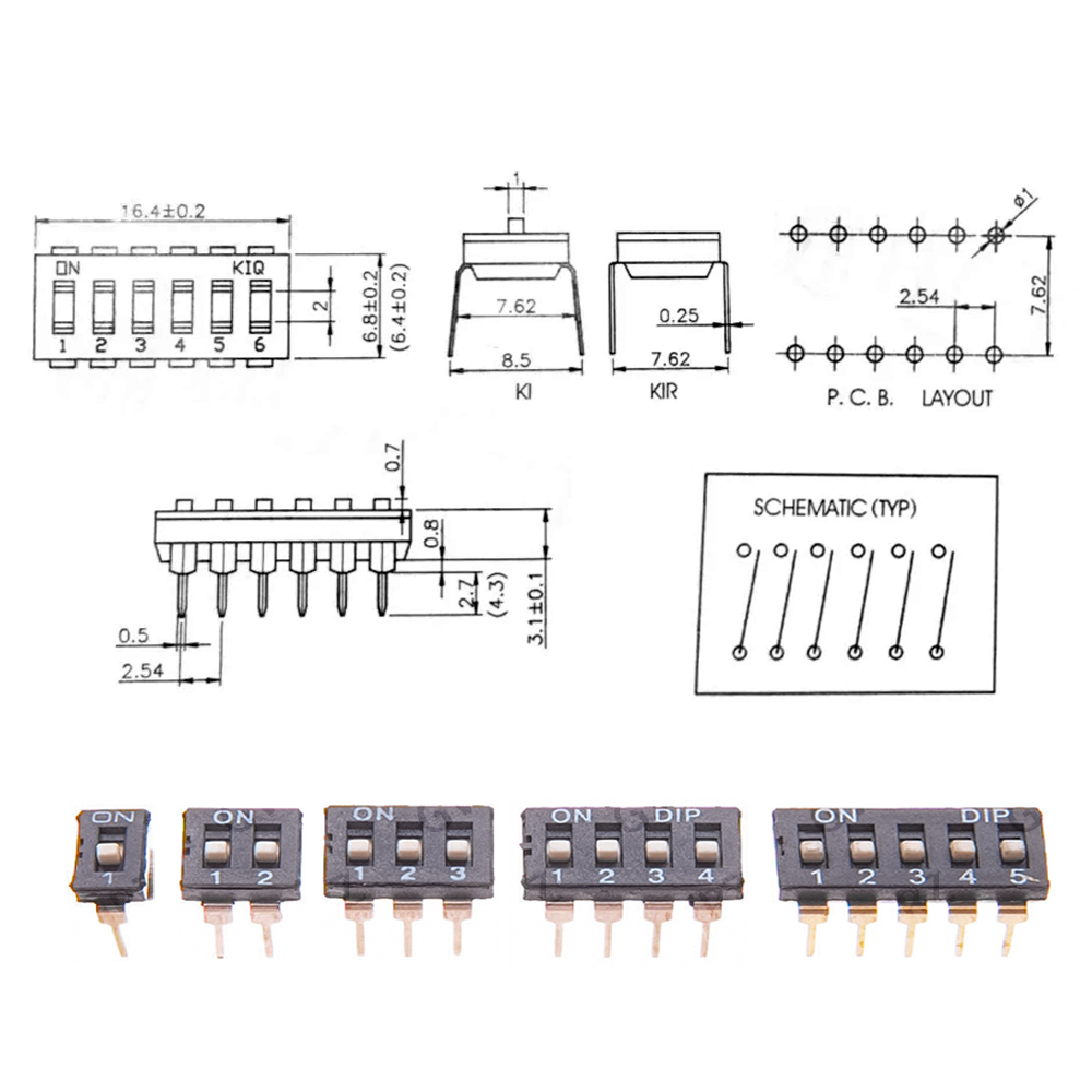 ชุดสวิตช์แบบสไลด์ 5 ชิ้น ระยะห - Circuit Snap Kit บทวิจารณ์และราคา