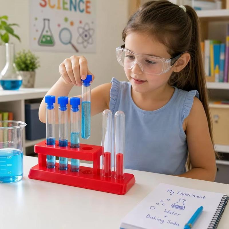 ชั้นวางหลอดทดลองพลาสติก หนา ทน - Science Experiment บทวิจารณ์และราคา