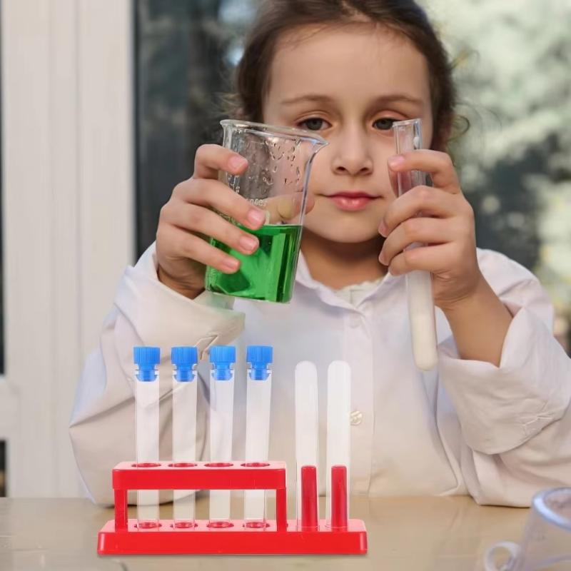 ชั้นวางหลอดทดลองพลาสติก หนา ทน - Science Experiment บทวิจารณ์และราคา