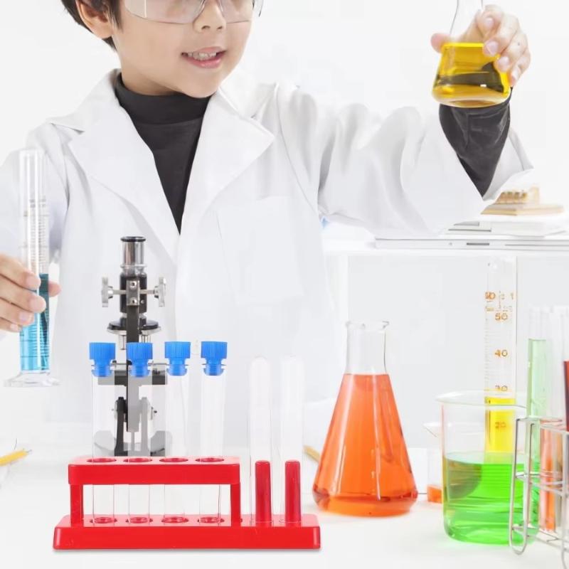 ชั้นวางหลอดทดลองพลาสติก หนา ทน - Science Experiment บทวิจารณ์และราคา