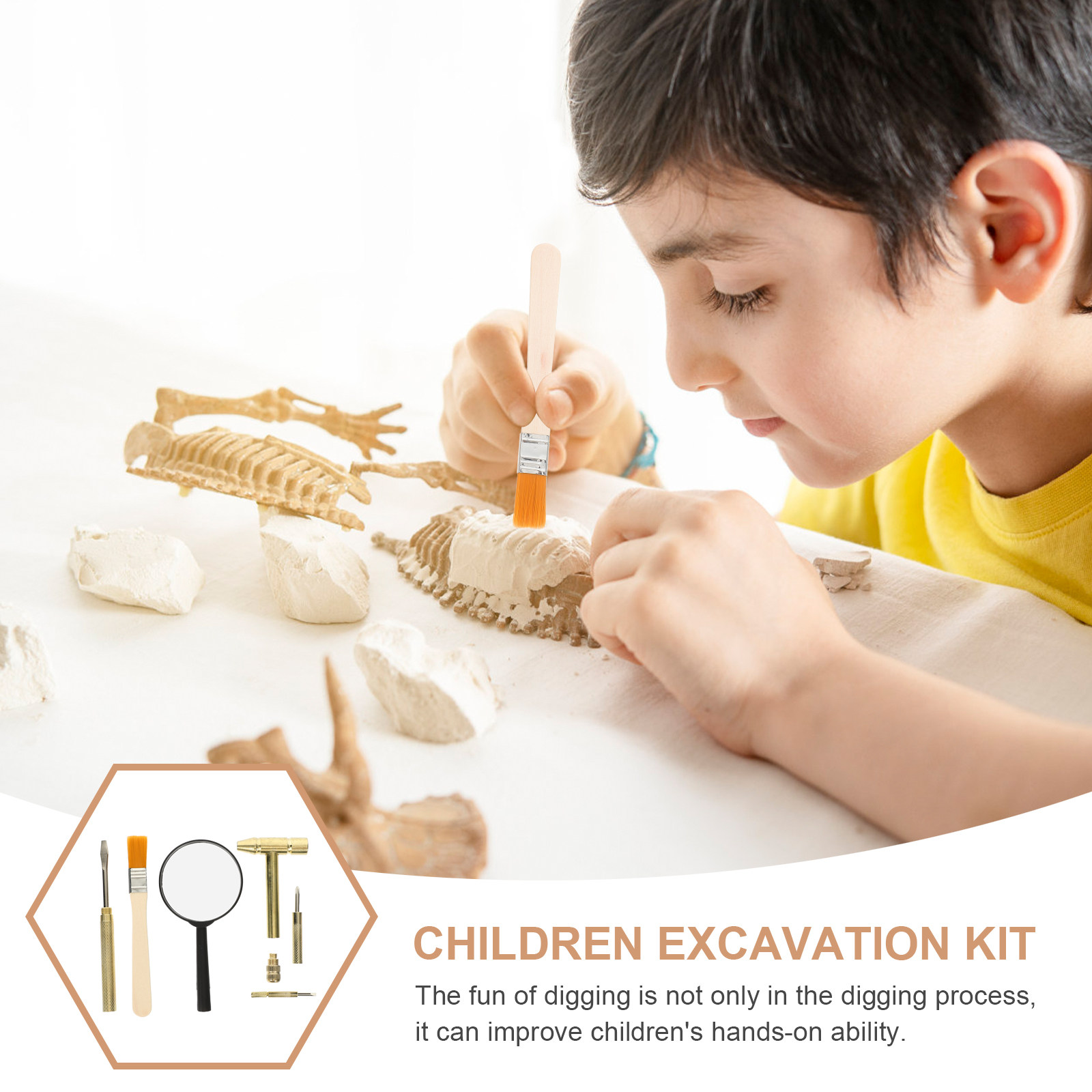 ชุดเครื่องมือขุดสำหรับเด็ก 1 ช - Science Toys บทวิจารณ์และราคา