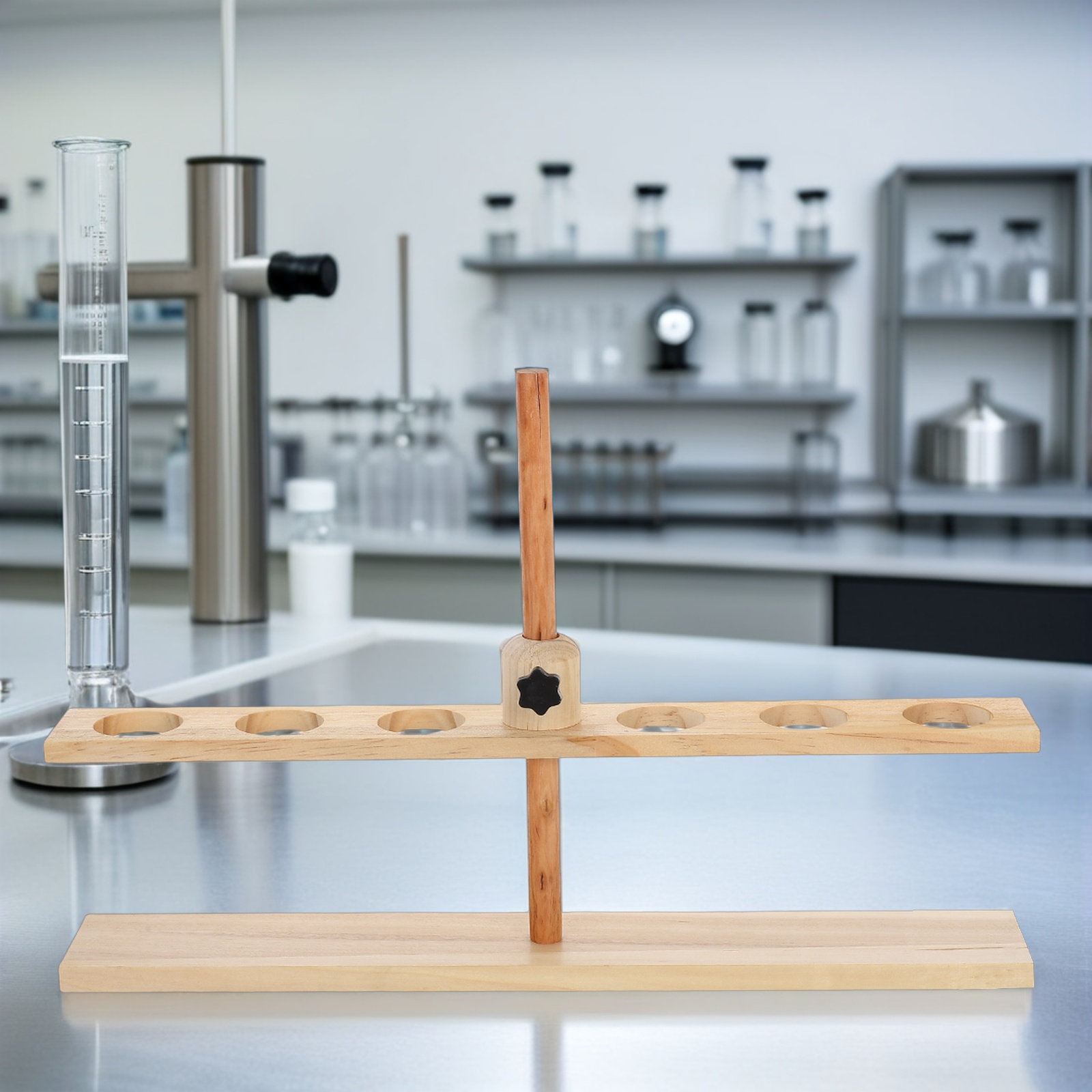 แท่นวางกรวยไม้ 6 ช่อง ปรับความ - Science Experiment บทวิจารณ์และราคา