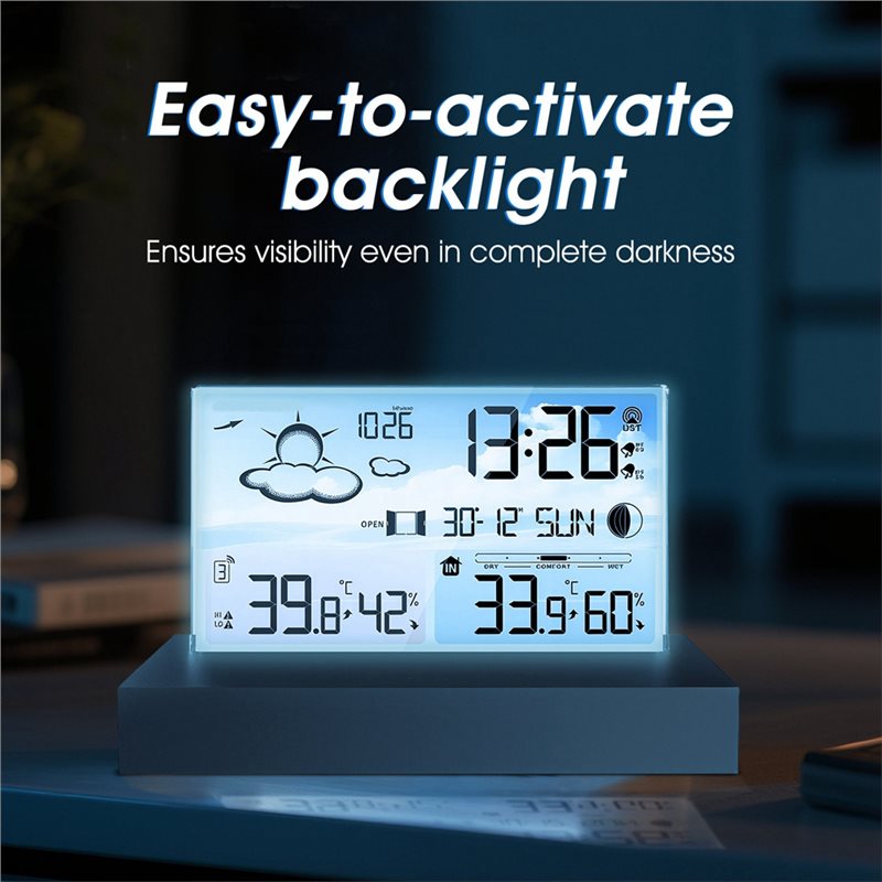 สินค้าใหม่มาแรงในสต็อก-สถานีตร - Weather Station Indoor บทวิจารณ์และราคา